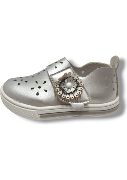 Şirinbebe 1732-20 Çiçek Cırtlı Kız Çocuk Sandalet 21-25