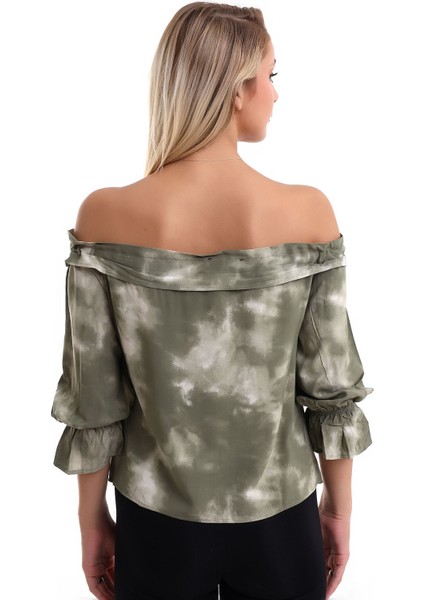 Kadın Uzun Kollu Omuz Dekolteli Bluz 7002-461-0003 fırsatları