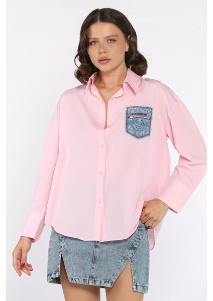 Cepli Kadın Salaş Gömlek P-00017686