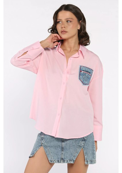 Cepli Kadın Salaş Gömlek P-00017686 fiyatları
