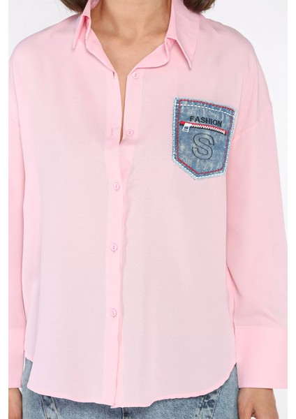 Cepli Kadın Salaş Gömlek P-00017686 fırsatları