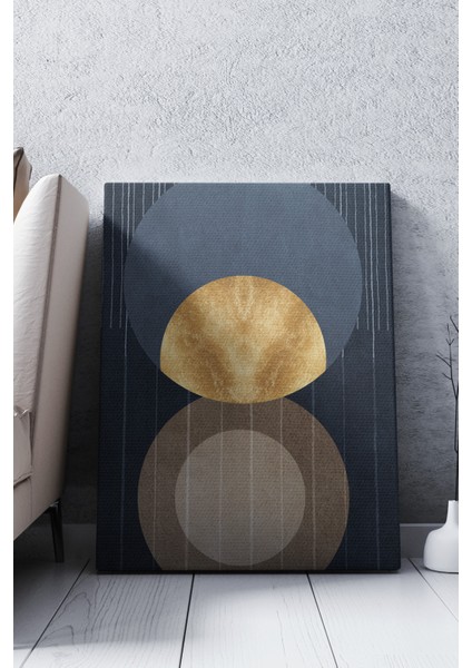 Modern Soyut Laci Kontrast Kanvas Tablo – NV00284 modelleri