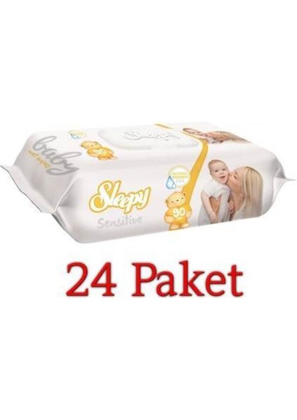 Sensitive Islak Mendil 24X90'LI