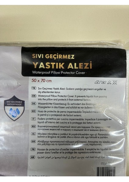 Alas (2 Adet ) Su Geçirmez Kaliteli Yastık Alezi 1 50*70 cm fırsatları
