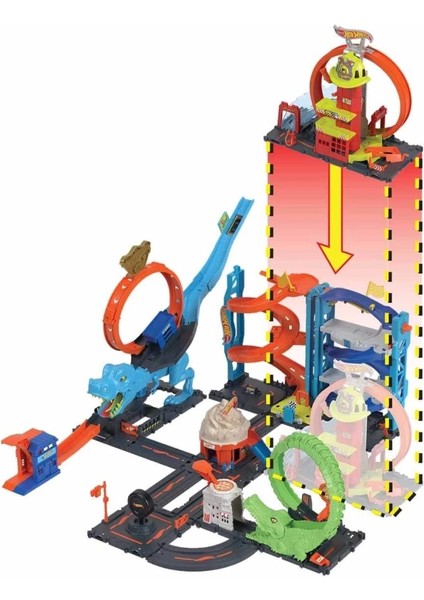 Çocuk Hot Wheels Çember Pistli Iftaiye Istasyonu HKX41 indirimleri