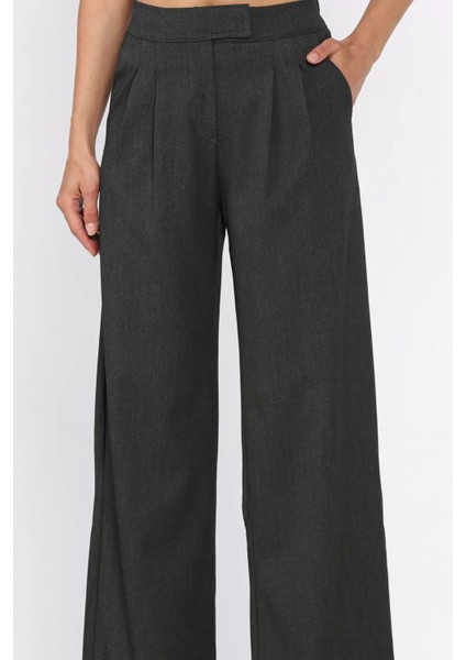 Kadın Bel Lastikli Cırtlı Palazzo Pantolon P-00017609 fırsatları