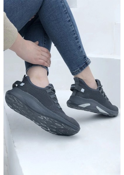Kadın Sneaker Casual Rahat Bağcıklı Fileli Triko Spor Ayakkabı 1021-101-0014 modelleri