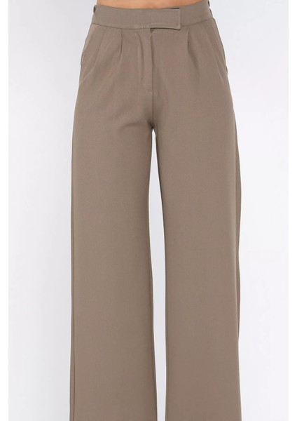 Kadın Bel Lastikli Cırtlı Palazzo Pantolon P-00017609 fırsatları
