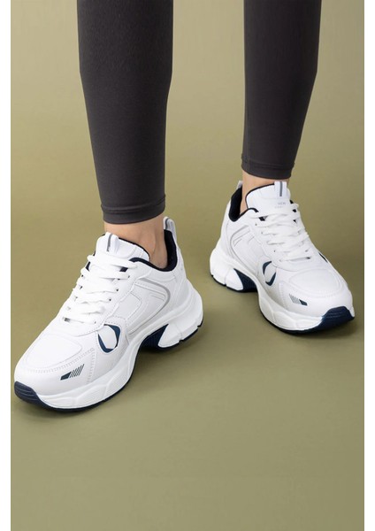 Kadın Yüksek Taban Günlük Sneakers Spor Ayakkabı 4010-101-0001 fiyatları