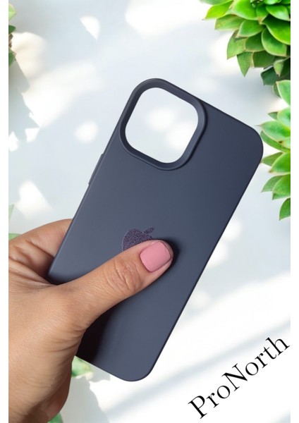 Iphone 15 Uyumlu Kılıf Logolu Lansman Soft Yumuşak Içi Kadife Silikon Kapak