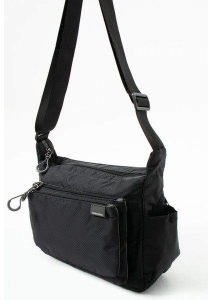 Kadın 3 Gözlü Paraşüt Kumaş Ayarlanabilir Çapraz Askılı Çanta