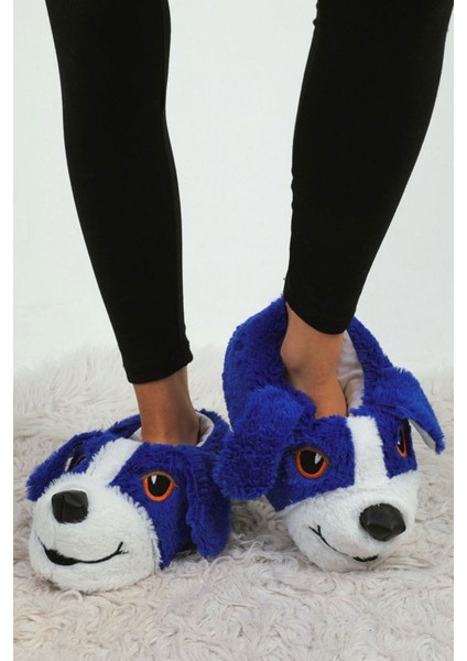 Kadın Peluş Içi Tüylü Yumuşak Rahat Kaydırmaz Panduf Ev Ayakkabısı Unisex 1031-124-0002