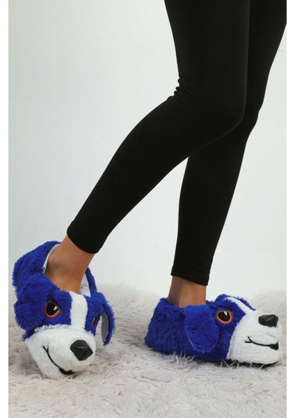 Kadın Peluş Içi Tüylü Yumuşak Rahat Kaydırmaz Panduf Ev Ayakkabısı Unisex 1031-124-0002
