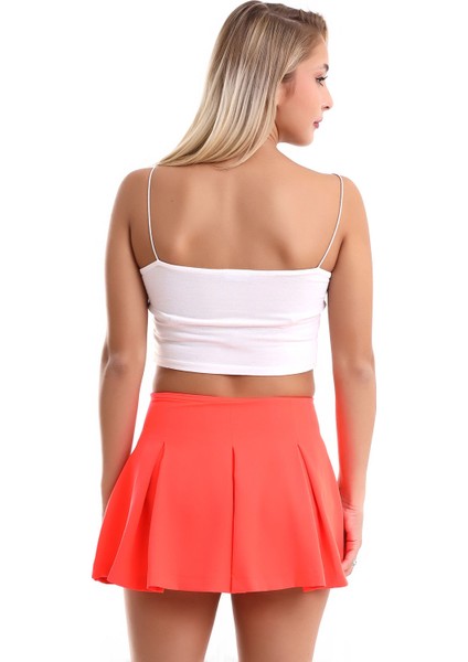 Kadın Pilili Şort Etek 7002-453-0002 fırsatları