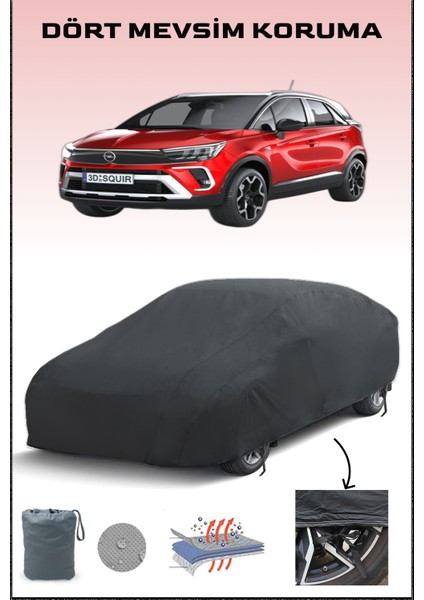 Opel Crossland ile Uyumlu Oto Branda, Araba Brandası, Su ve Güneş Geçirmez Araba Çadırı