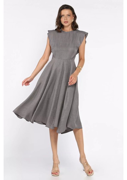 Kadın Bisiklet Yaka Kiloş Elbise P-00003873