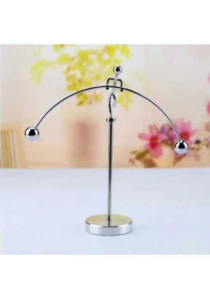 Newton Denge Adam Halder Dekoratif Masa Metal Üstü Sallanan Adam Denge Biblosu modelleri