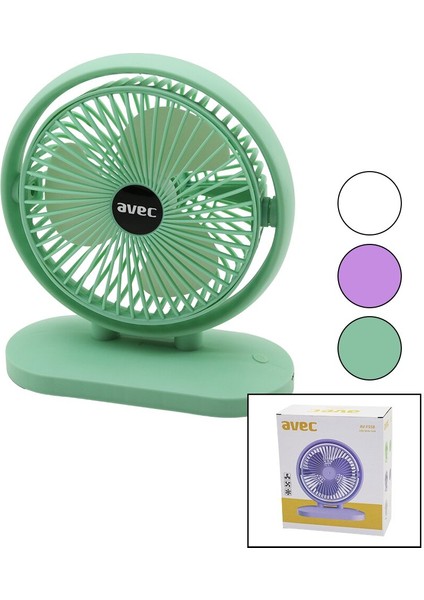 USB Masa Üstü FAN=16CM Vantilatör 180 Derece 3 Kademe Hız 3pervane Renkli PLS.STAND=9X20X22.7CM (4172)
