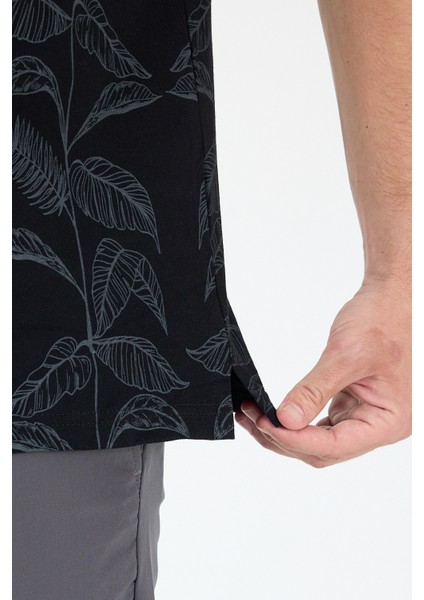 Erkek Polo Yaka Desenli T-Shirt – %95 Pamuk %5 Elastan – Şık, Esnek ve Rahat Kısa Kollu Tişört 0033 fırsatları