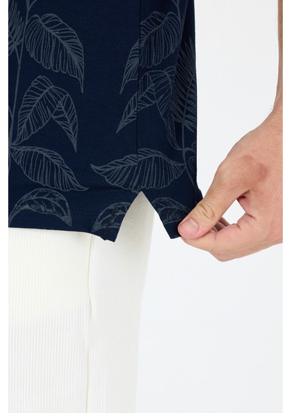 Erkek Polo Yaka Desenli T-Shirt – %95 Pamuk %5 Elastan – Şık, Esnek ve Rahat Kısa Kollu Tişört 0033 fırsatları