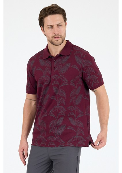 Erkek Polo Yaka Desenli T-Shirt – %95 Pamuk %5 Elastan – Şık, Esnek ve Rahat Kısa Kollu Tişört 0033 fiyatları