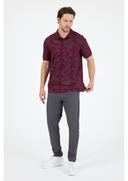Erkek Polo Yaka Desenli T-Shirt – %95 Pamuk %5 Elastan – Şık, Esnek ve Rahat Kısa Kollu Tişört 0033 modelleri