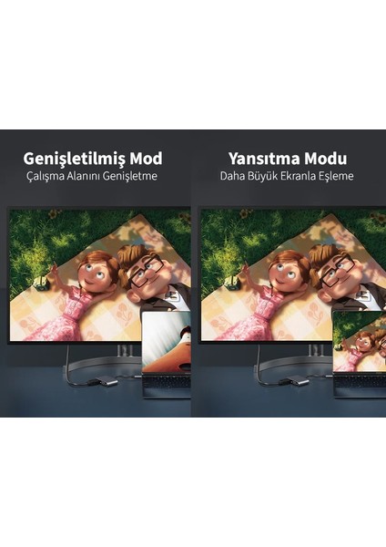 ITPC-06TX Type-C HDMI 4K 30Hz + VGA + USB 3.0 + Pd 100W Çoklayıcı | Type-C 3.0 Bağlantılı Cihazlar Için | Alüminyum Kasa | Tak Çalıştır | Ev, Ofis, Konferans ve Sunum Kullanımı Için Uygun