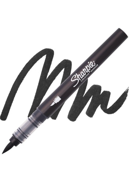 Creative Akrilik Marker Siyah- Fırça Ucu
