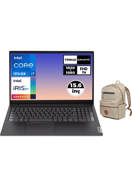 V15 Gen 4 I7-1355U 24GB 1tb SSD 15.6" Fhd Freedos Laptop + Çanta 83A100GPTR 006