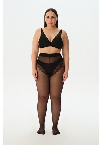 Pretty 40 Den Külotlu Çorap - Siyah indirimleri