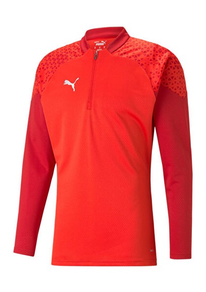 Teamcup Training 1/4 Zip Top Erkek Futbol Uzun Kollu Antrenman Üstü 65798201 Kırmızı