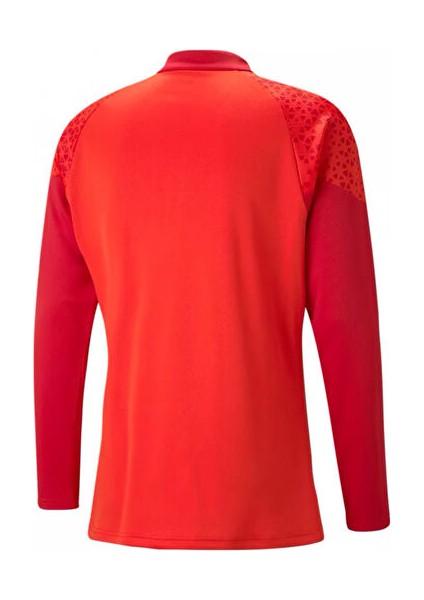 Teamcup Training 1/4 Zip Top Erkek Futbol Uzun Kollu Antrenman Üstü 65798201 Kırmızı