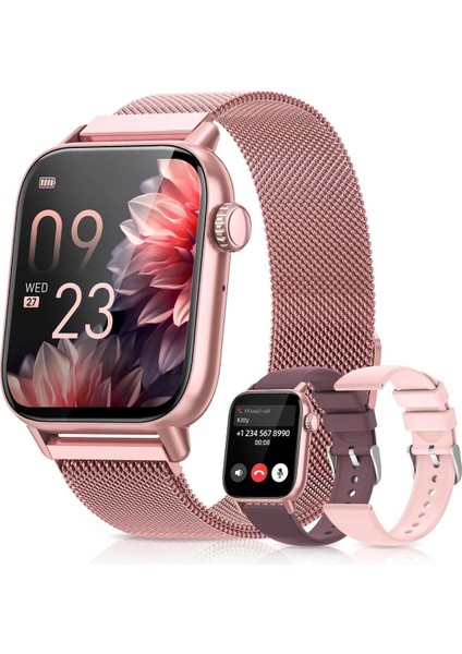 G39 Akıllı Saat | Geniş Ekran | Android & iOS Uyumlu | 3 kordonlu