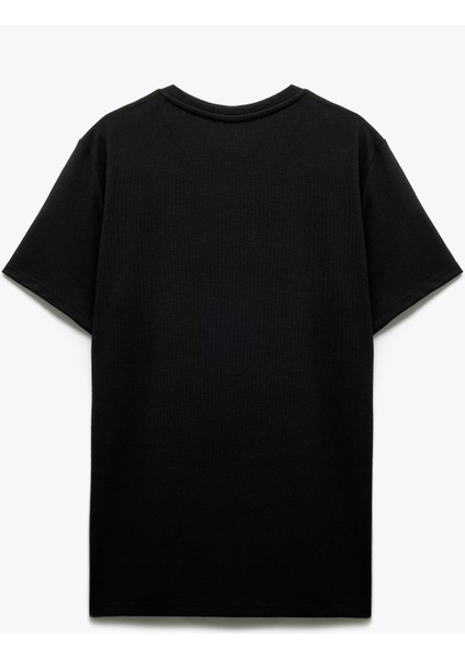 Kısa Kollu Bisiklet Yaka Basic Slim Fit Tişört modelleri