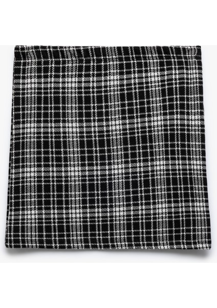 Viskon Karışımlı Ekoseli Etek