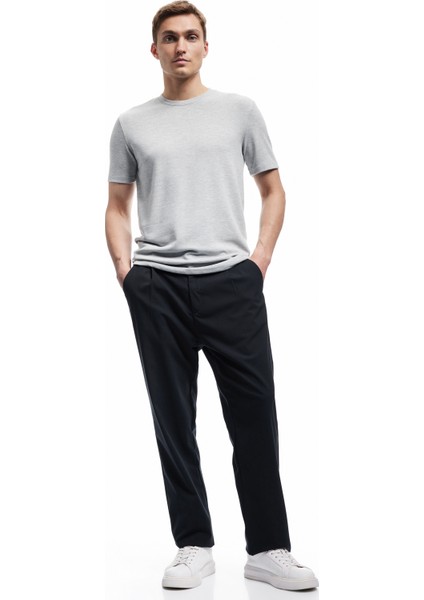 Kısa Kollu Bisiklet Yaka Basic Slim Fit Tişört fiyatları