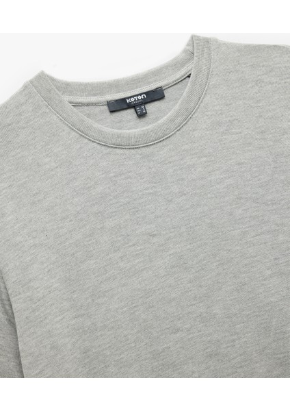 Kısa Kollu Bisiklet Yaka Basic Slim Fit Tişört indirimleri