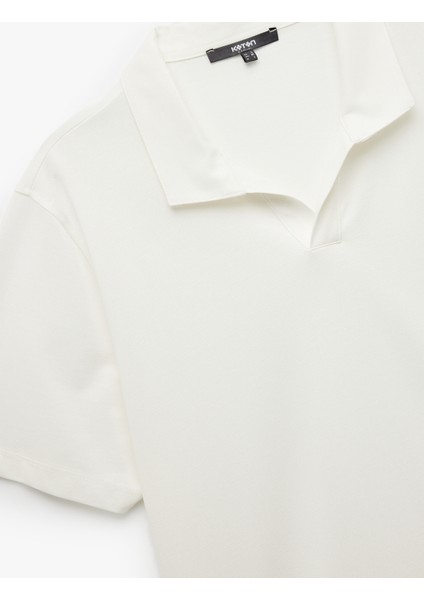 Regular Fit Kısa Kollu Pike Kumaş Pamuklu Polo Yaka Tişört modelleri