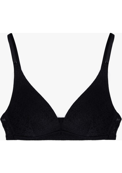 Rahat Kalıp Balensiz Dantelli Soft Bralet Sütyen
