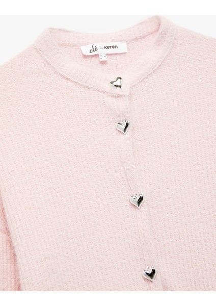 Uzun Kollu Bisiklet Yaka Düğmeli Hırka indirimleri