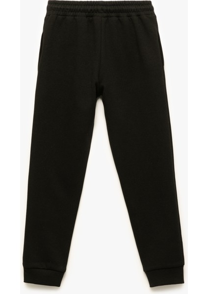 Beli Lastikli Cepli Basic Jogger Eşofman Altı