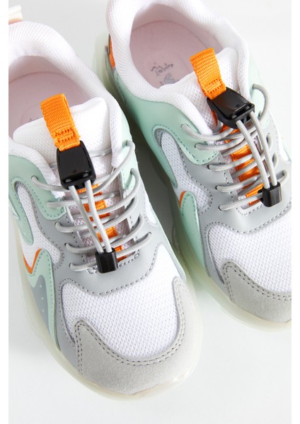 346-P23Y-168 Mask Unisex Çocuk Spor Ayakkabı