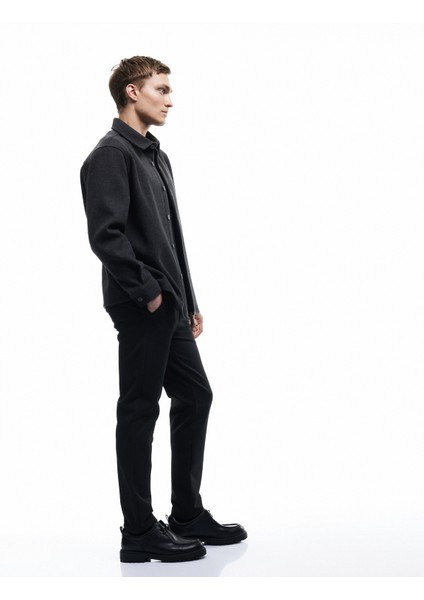 Cep Detaylı Düğmeli Slim Fit Kumaş Pantolon fiyatları