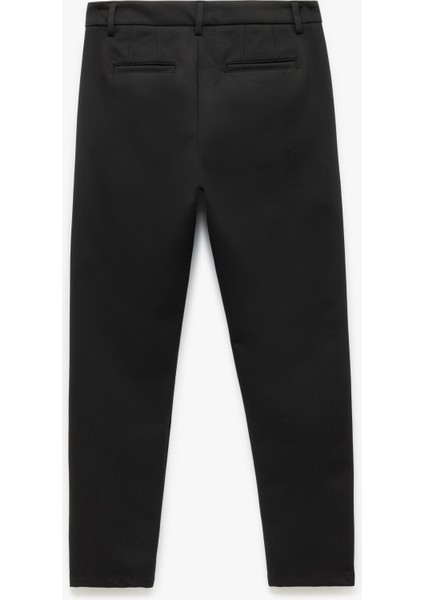 Cep Detaylı Düğmeli Slim Fit Kumaş Pantolon fırsatları