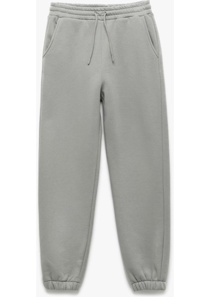 Şardonlu Cepli Beli Bağcıklı Rahat Kalıp Jogger Eşofman Altı