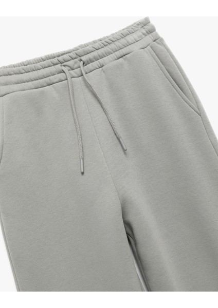 Şardonlu Cepli Beli Bağcıklı Rahat Kalıp Jogger Eşofman Altı modelleri