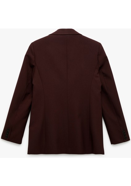 Regular Fit Kapaklı Cep Detaylı Uzun Kollu Kruvaze Blazer Ceket fiyatları