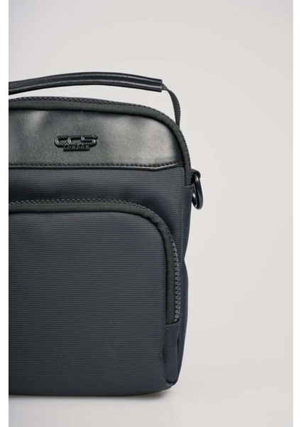 Erkek Siyah Çapraz Askılı El & Omuz Çantası 31580