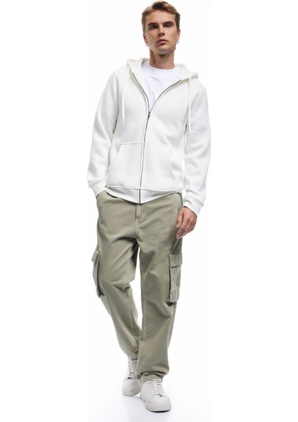 Uzun Kollu Şardonlu Fermuarlı Kanguru Cepli Sweatshirt fiyatları