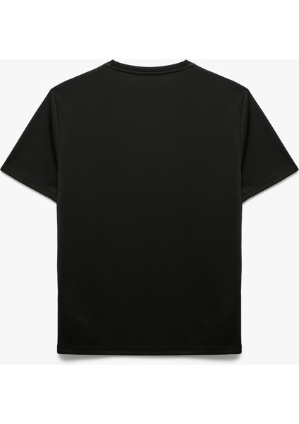 Kısa Kollu Regular Fit Bisiklet Yaka Baskılı Spor Tişört fiyatları